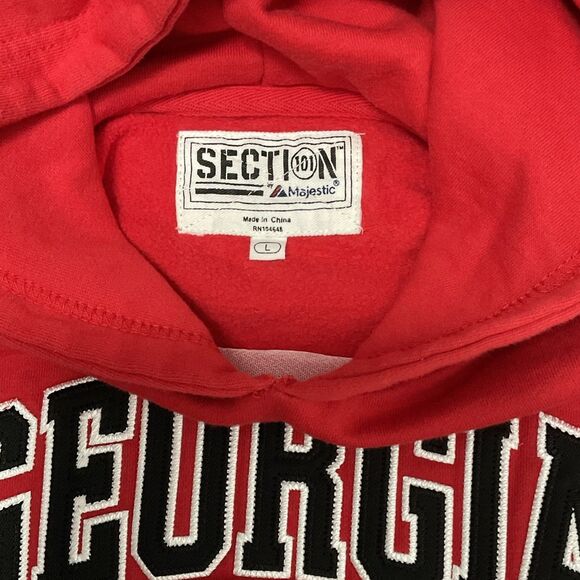 University of Georgia Youth Large Hoodie UGA Bulldogs Football YL Sweatshirt - Picture 3 of 7